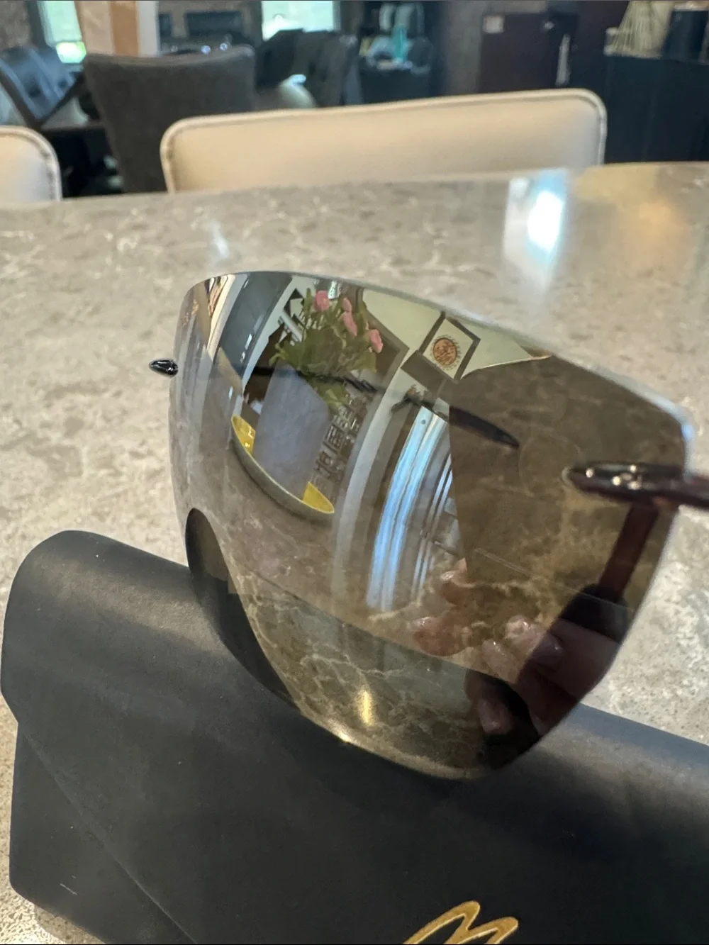 Maui Jim Lighthouse Rimless Sunglasses with x2.5 reader Lenses - Picture 10 of 11